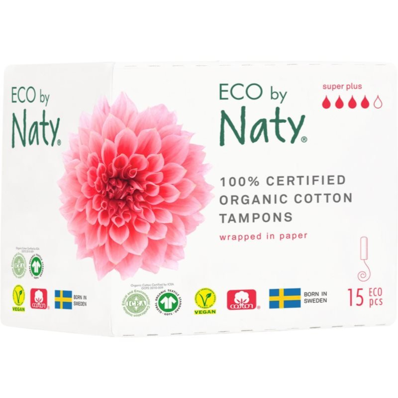 ECO by Naty Tampons Super Plus tampony 15 ks - parfo.cz