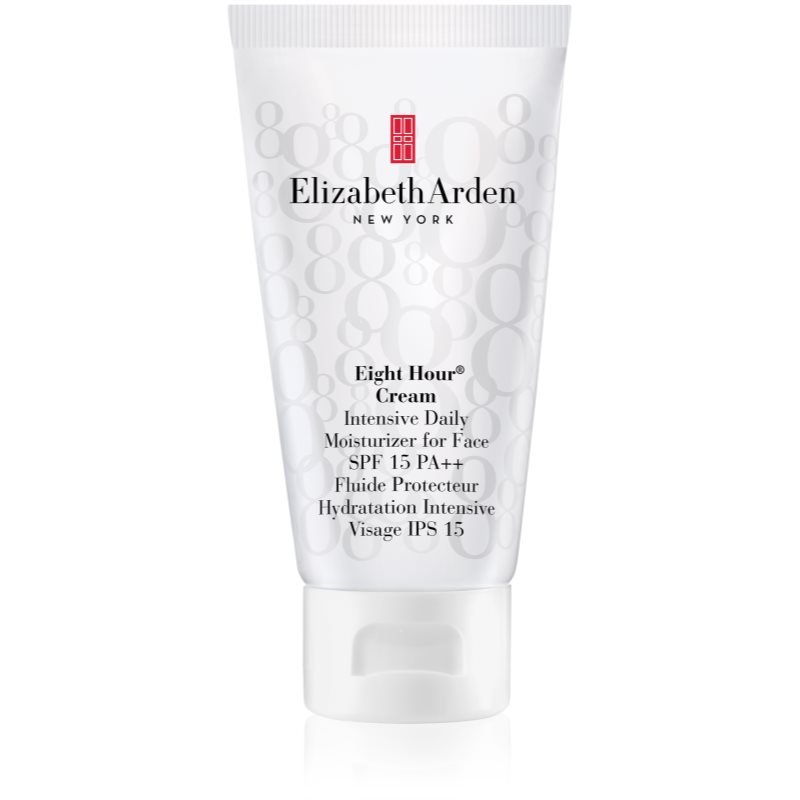 Elizabeth Arden Eight Hour Intensive Daily Moisturizer For Face denní hydratační krém pro všechny typy pleti SPF 15 50 ml - parfo.cz