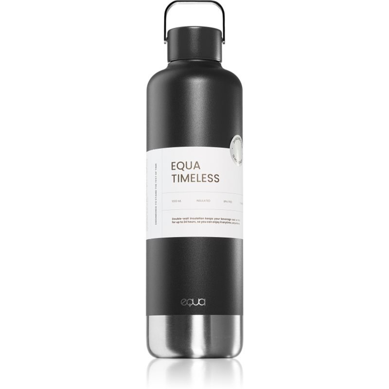 Equa Timeless Thermo termoláhev barva Dark 1000 ml - parfo.cz