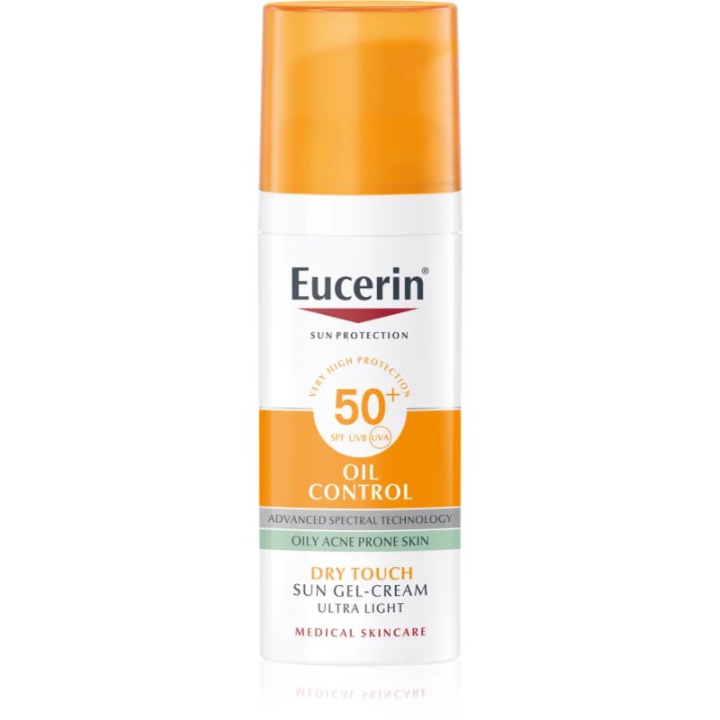 Eucerin Sun Oil Control ochranný krémový gel na obličej SPF 50+ 50 ml - parfo.cz