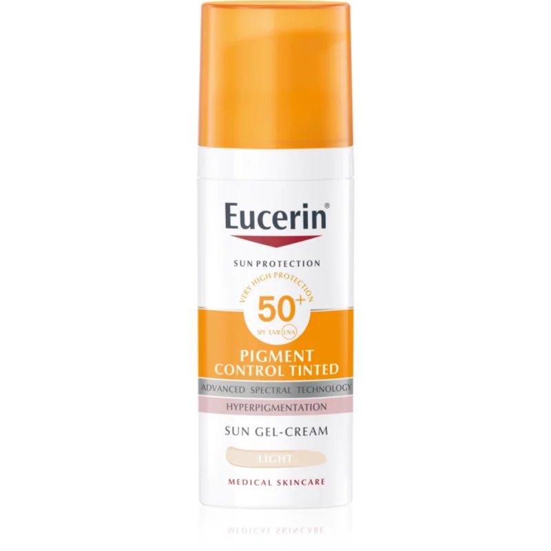Eucerin Sun Pigment Control Tinted ochranná emulze proti hyperpigmentaci pleti SPF 50+ odstín Light 50 ml - parfo.cz