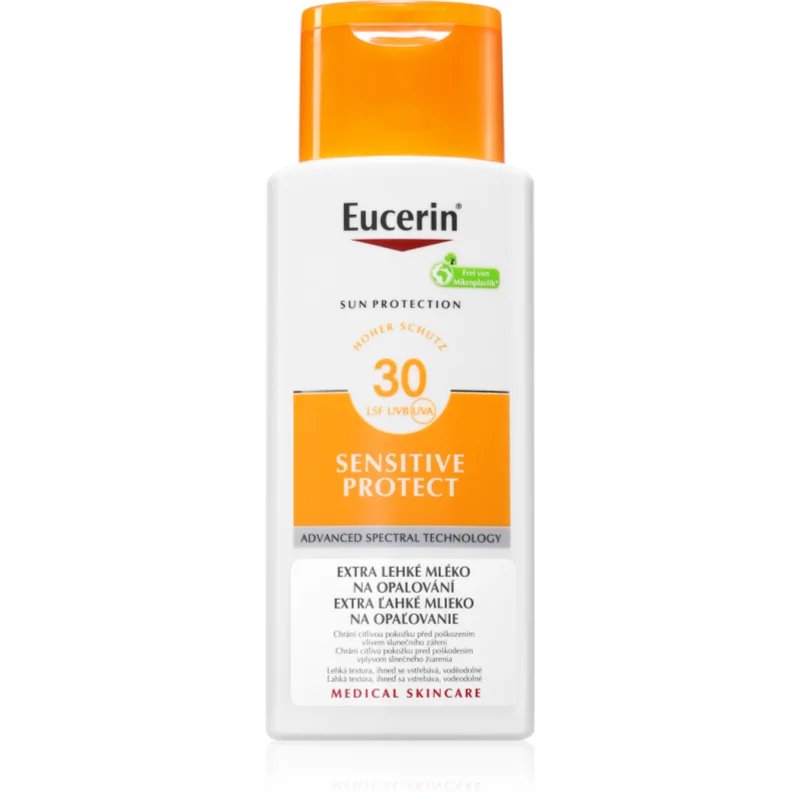 Eucerin Sun Sensitive Protect lehké mléko na opalování SPF 30 150 ml - parfo.cz