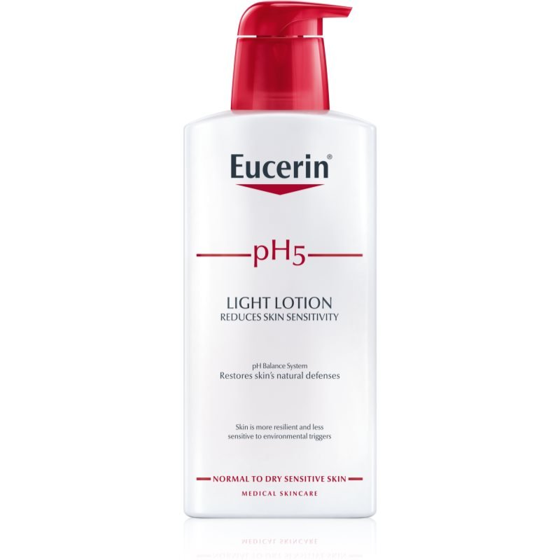 Eucerin pH5 lehké tělové mléko pro suchou a citlivou pokožku 400 ml - parfo.cz