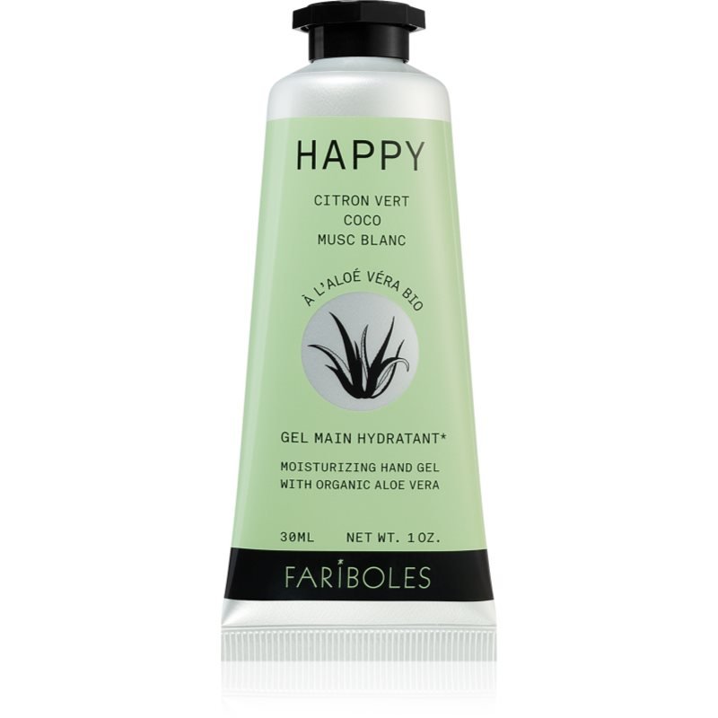 FARIBOLES Green Aloe Vera Happy gel na ruce 30 ml - parfo.cz