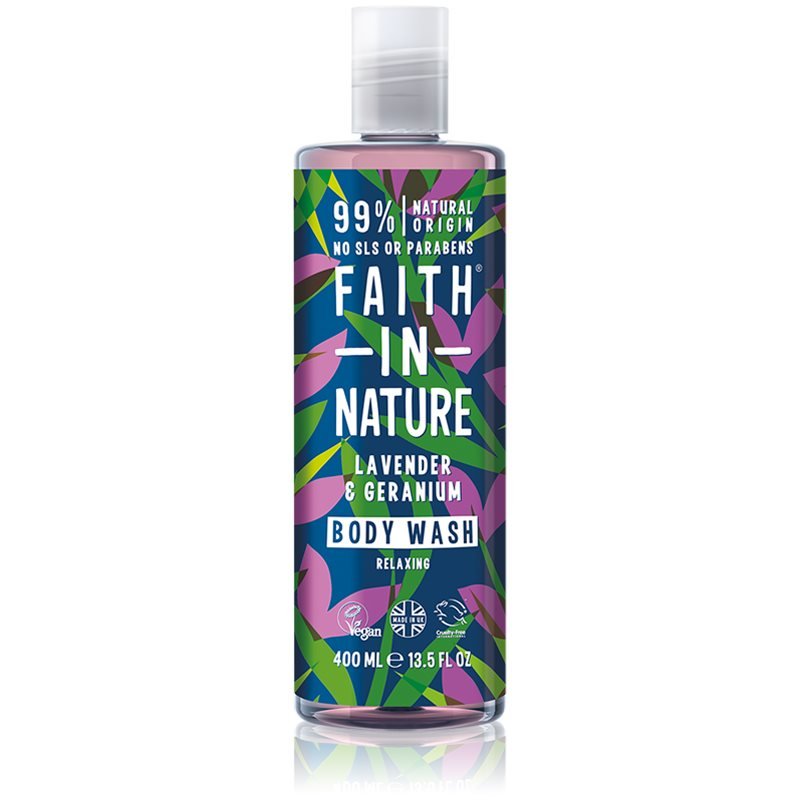 Faith In Nature Lavender & Geranium relaxační sprchový gel 400 ml - parfo.cz