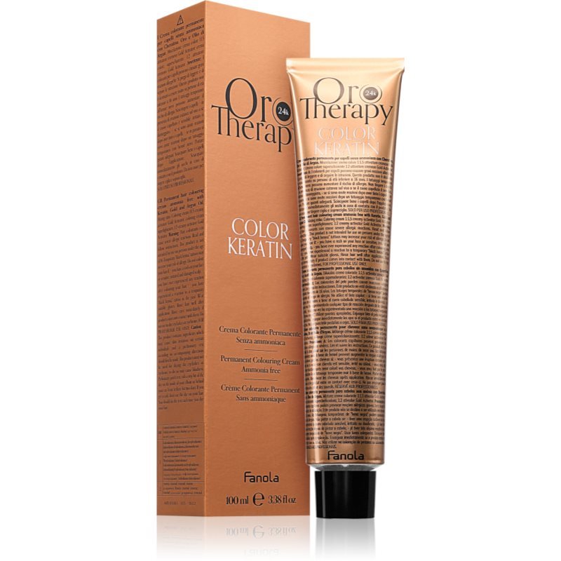 Fanola Oro Therapy Color Keratin barva na vlasy odstín Naturals Dark Chestnus 3.0. 100 ml - parfo.cz