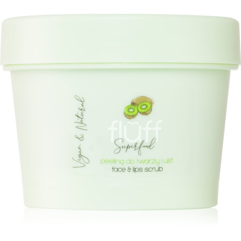 Fluff Superfood vyhlazující peeling na rty a tváře Kiwi 80 g - parfo.cz