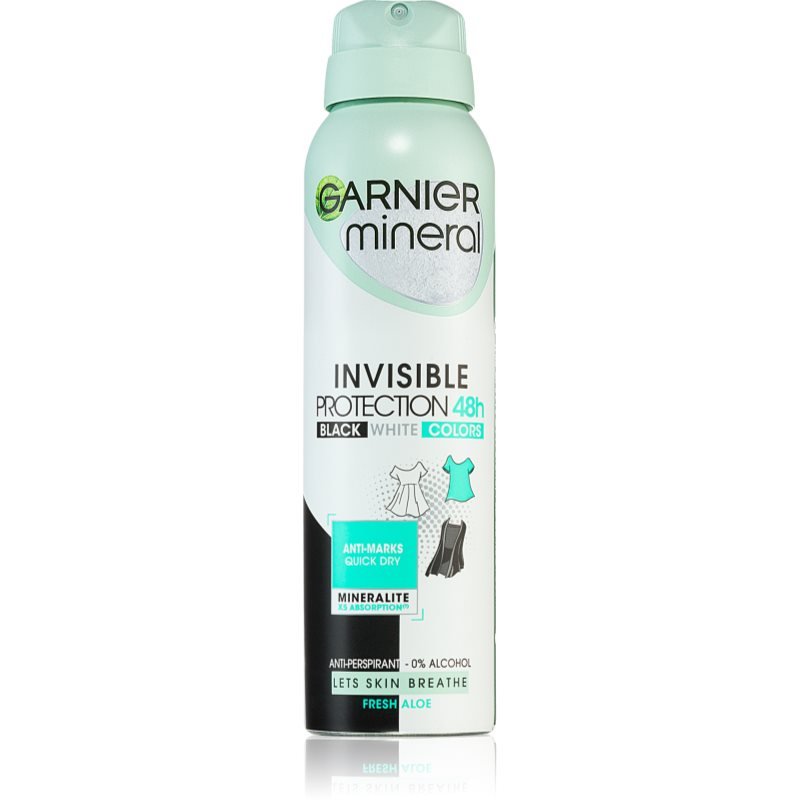 Garnier Mineral Invisible antiperspirant ve spreji 150 ml - parfo.cz