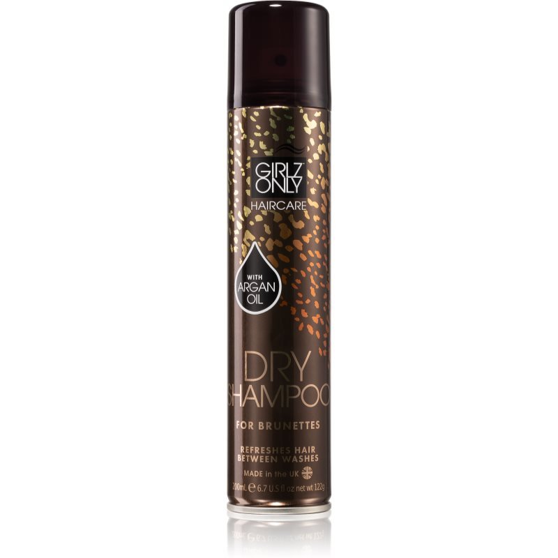 Girlz Only For Brunettes suchý šampon pro tmavé vlasy s arganovým olejem 200 ml - parfo.cz