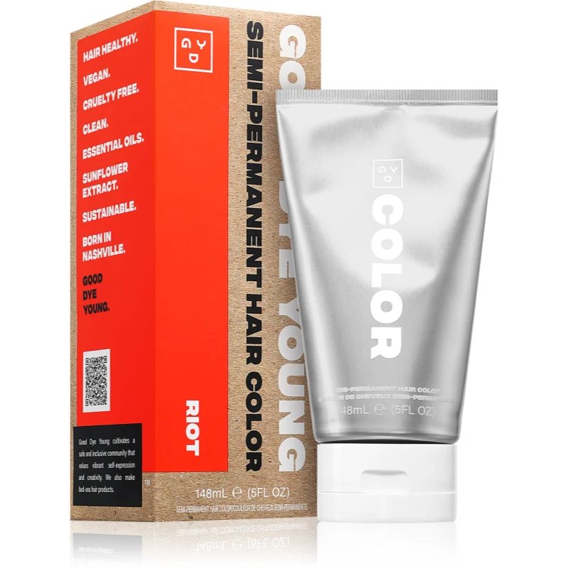 Good Dye Young Semi-Permanent Hair Colour semi-permanentní barva na vlasy odstín Riot 148 ml - parfo.cz