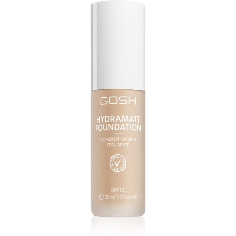 Gosh Hydramatt lehký hydratační make-up s matným efektem odstín 008R Medium 30 ml - parfo.cz
