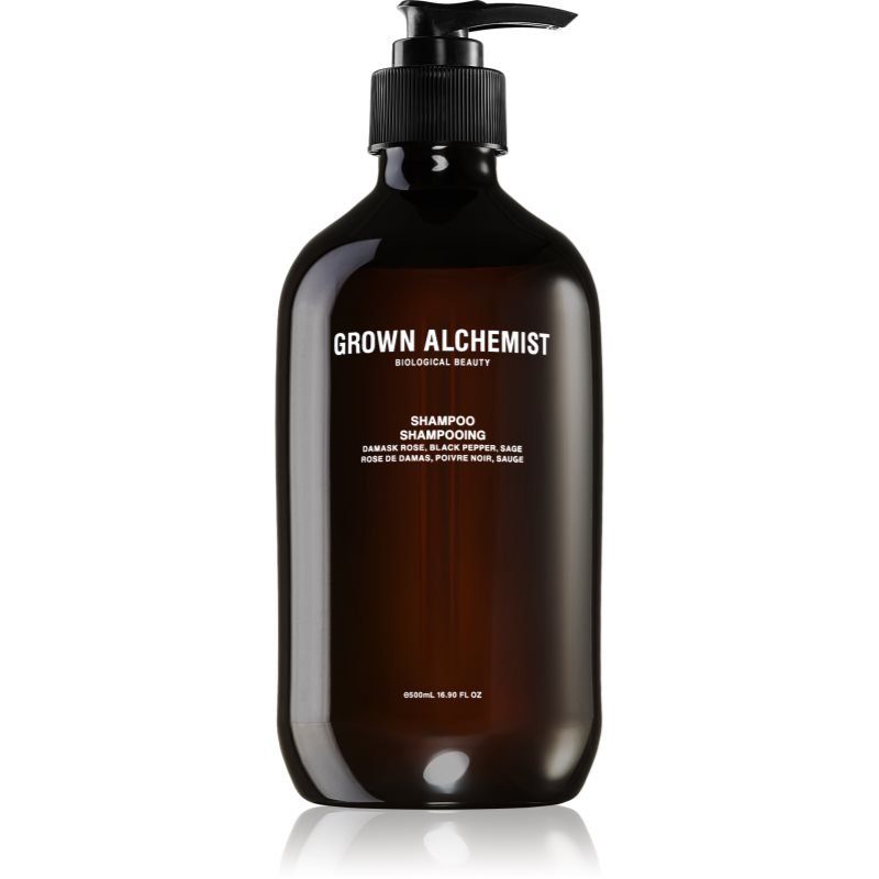 Grown Alchemist Damask Rose vyživující šampon pro obnovu a posílení vlasů 300 ml - parfo.cz