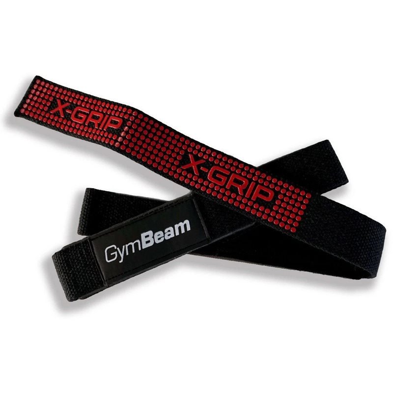 GymBeam X-Grip posilovací trhačky barva Black - parfo.cz