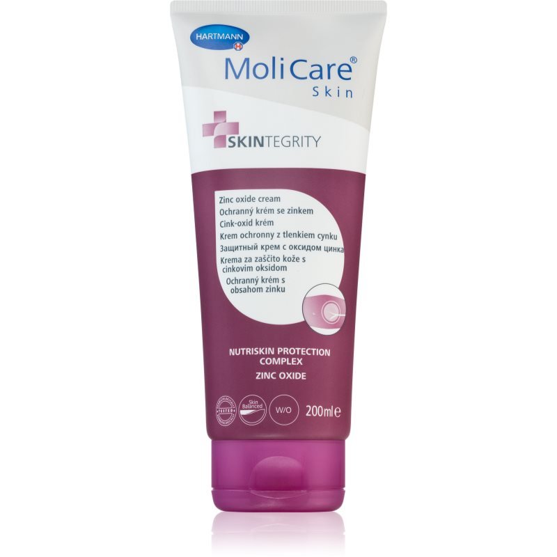 Hartmann MoliCare Skin ochranný krém se zinkem ochranný krém s regeneračním účinkem 200 ml - parfo.cz