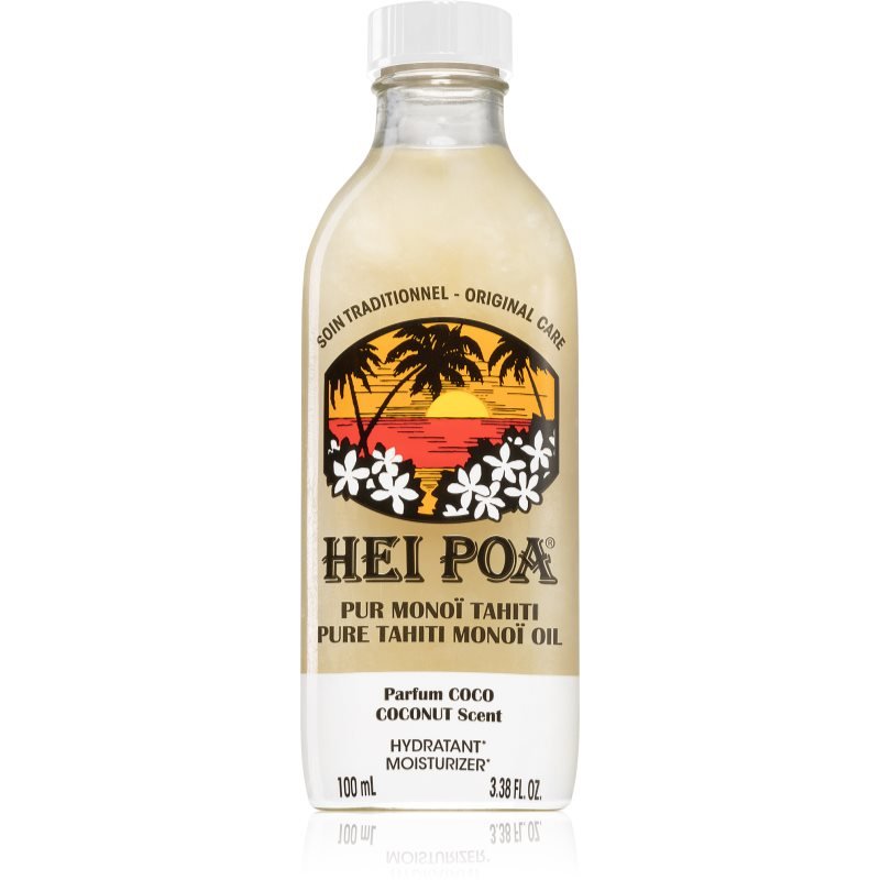 Hei Poa Pure Tahiti Monoï Oil Coconut multifunkční olej na tělo a vlasy 100 ml - parfo.cz