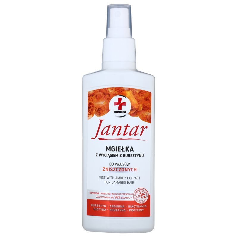 Ideepharm Medica Jantar bezoplachová vlasová péče pro poškozené vlasy 200 ml - parfo.cz