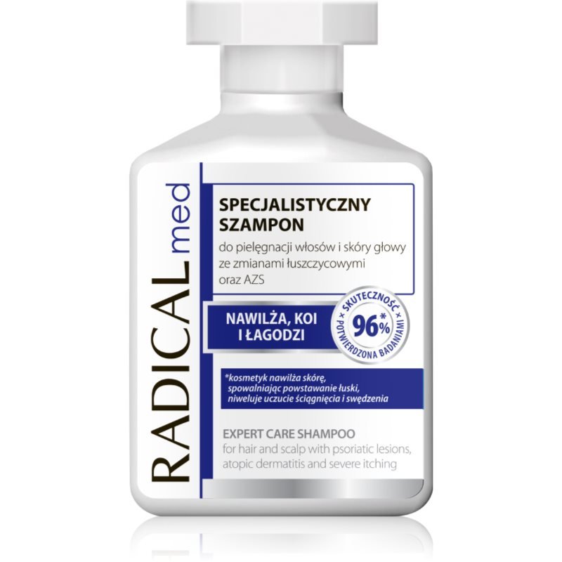 Ideepharm Radical Med Expert Care zklidňující šampon na seboroickou dermatitidu 300 ml - parfo.cz