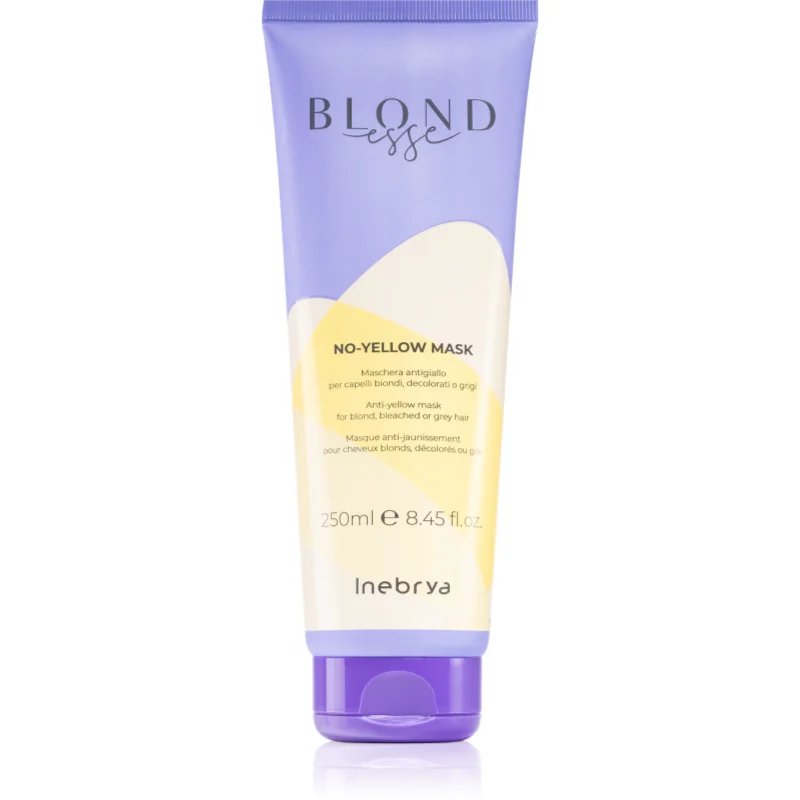 Inebrya BLONDesse No-Yellow Mask maska na vlasy neutralizující žluté tóny 250 ml - parfo.cz