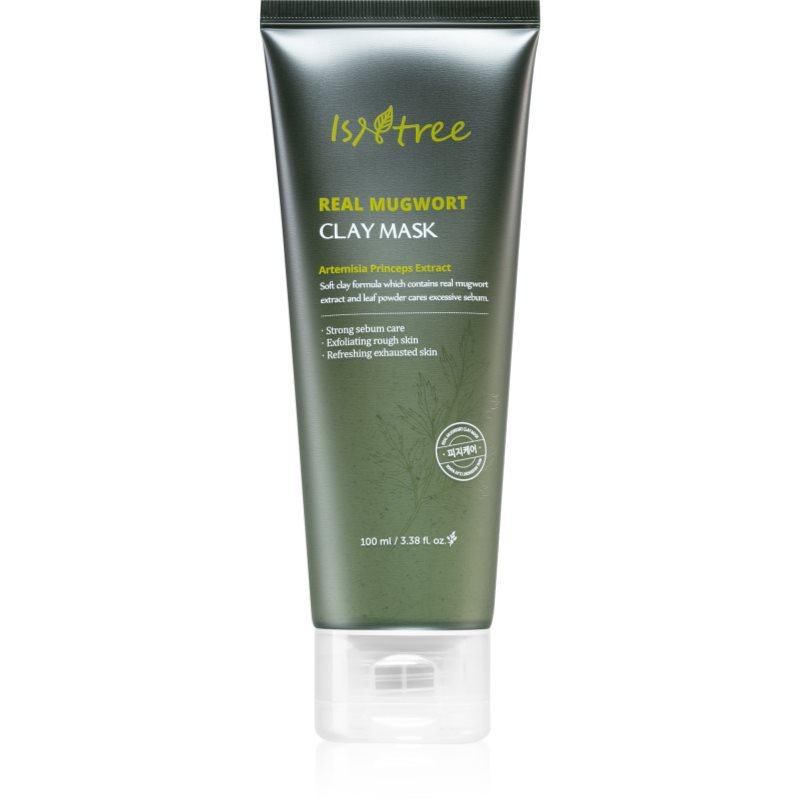 Isntree Real Mugwort hloubkově čisticí maska pro problematickou a mastnou pokožku 100 ml - parfo.cz