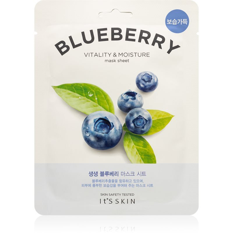 It´s Skin The Fresh Mask Blueberry hydratační plátýnková maska s revitalizačním účinkem 21 g - parfo.cz