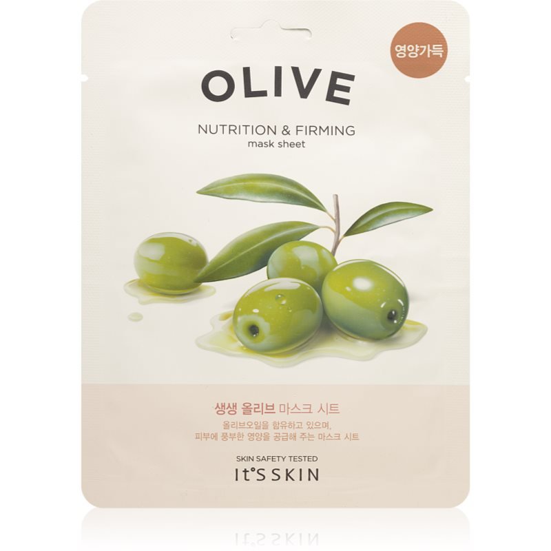 It´s Skin The Fresh Mask Olive vyživující plátýnková maska s výtažkem z oliv 22 g - parfo.cz