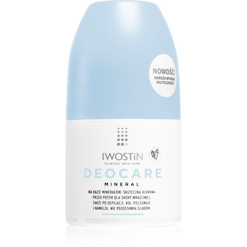 Iwostin Deocare Mineral antiperspirant roll-on pro velmi citlivou pokožku s minerály 50 ml - parfo.cz