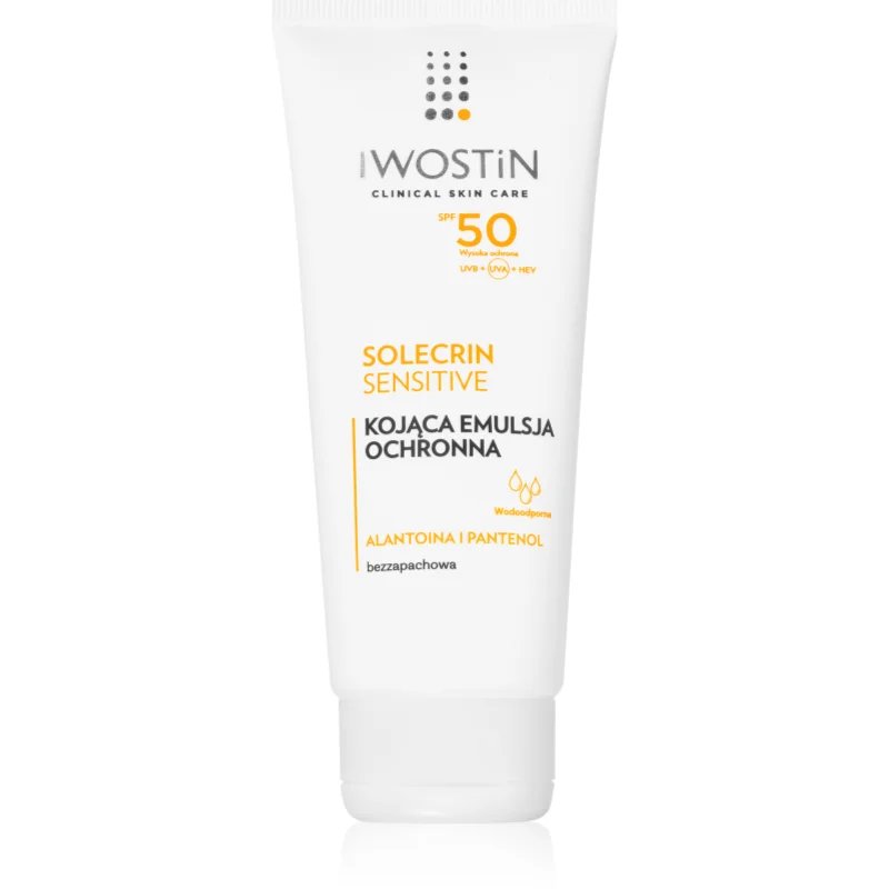 Iwostin Solecrin ochranná emulze pro citlivou pleť se sklonem ke zčervenání SPF 50 100 ml - parfo.cz