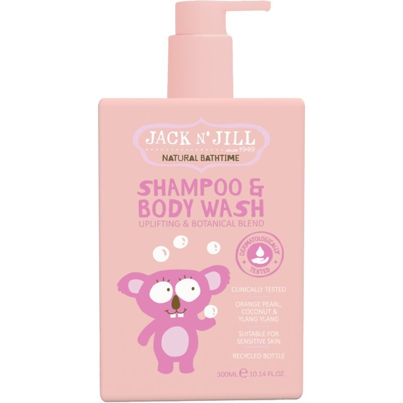 Jack N’ Jill Natural Bathtime Shampoo & Body Wash šampon a sprchový gel pro děti 300 ml - parfo.cz
