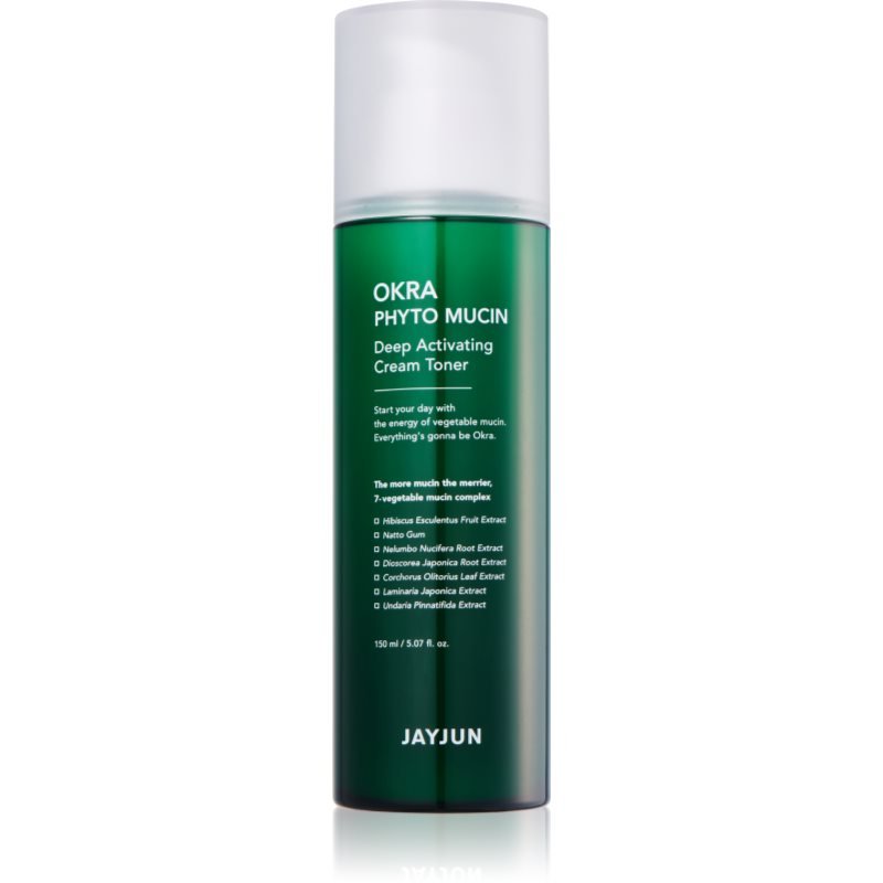 Jayjun Okra Phyto Mucin krémové tonikum pro výživu a hydrataci 150 ml - parfo.cz