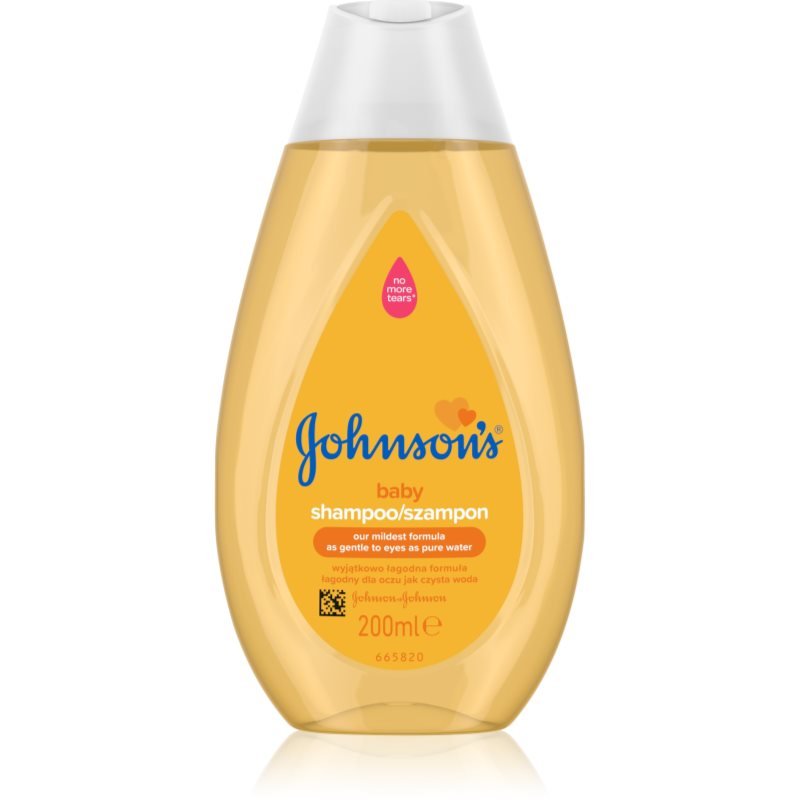 Johnson's® Wash and Bath extra jemný šampon pro děti od narození 200 ml - parfo.cz