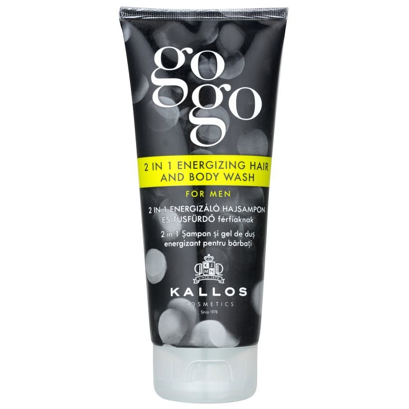 Kallos Gogo energizující sprchový gel na tělo a vlasy 200 ml - parfo.cz