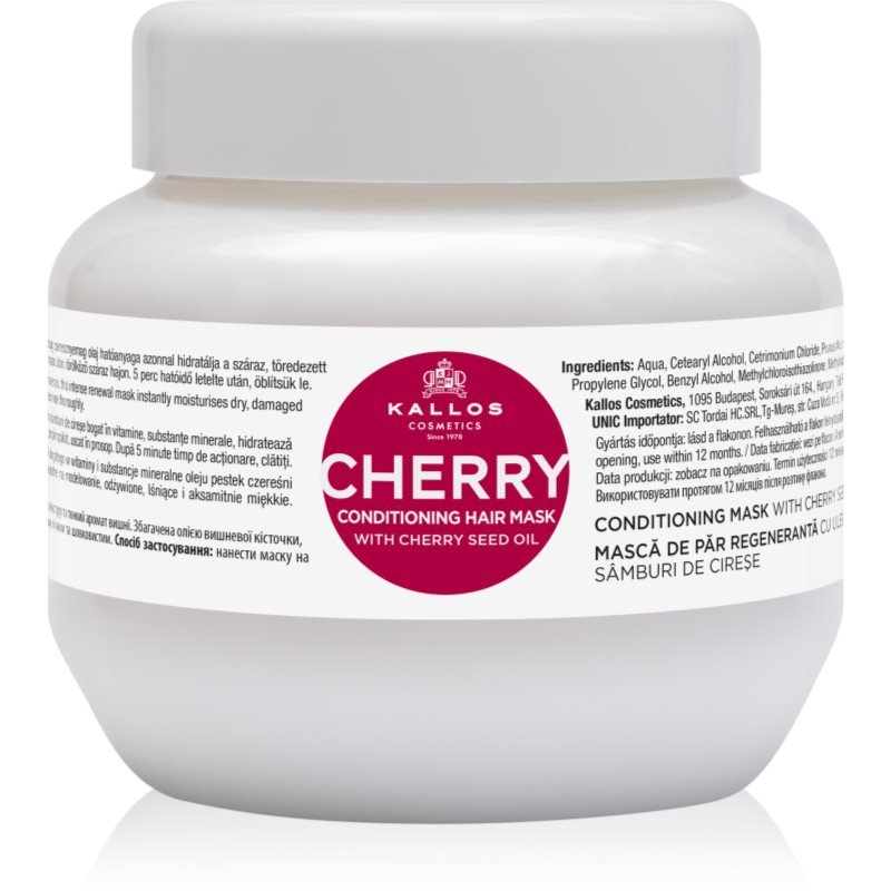 Kallos KJMN Professional Cherry hydratační maska pro poškozené vlasy 275 ml - parfo.cz
