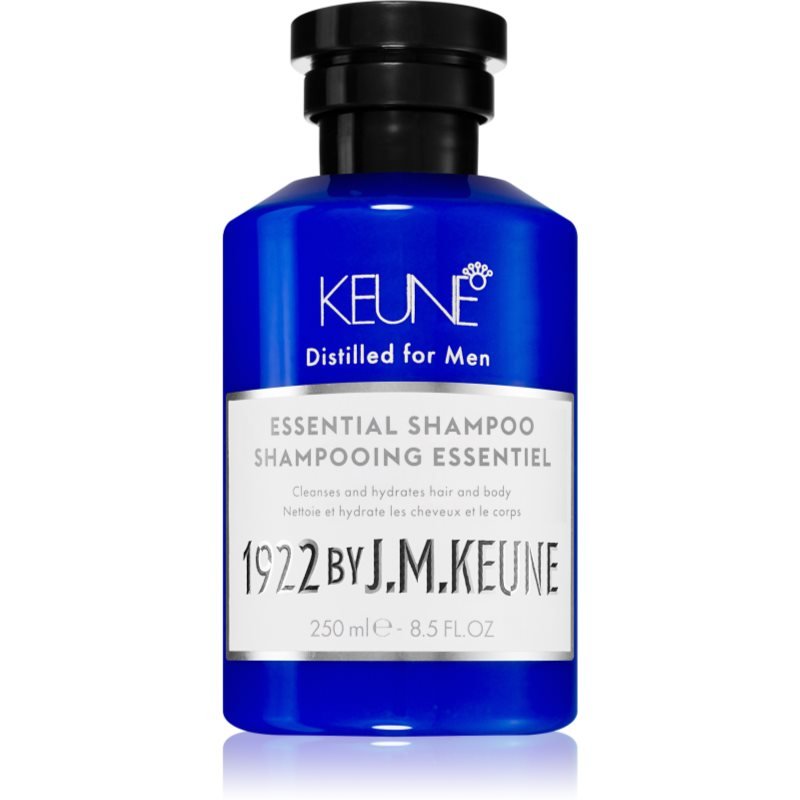 Keune 1922 Essential Shampoo tělový a vlasový šampon pro suché vlasy 250 ml - parfo.cz