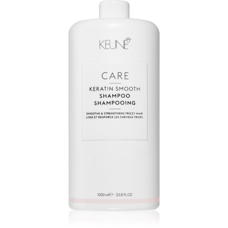 Keune Care Keratin Smooth Shampoo šampon pro suché a poškozené vlasy 1000 ml - parfo.cz