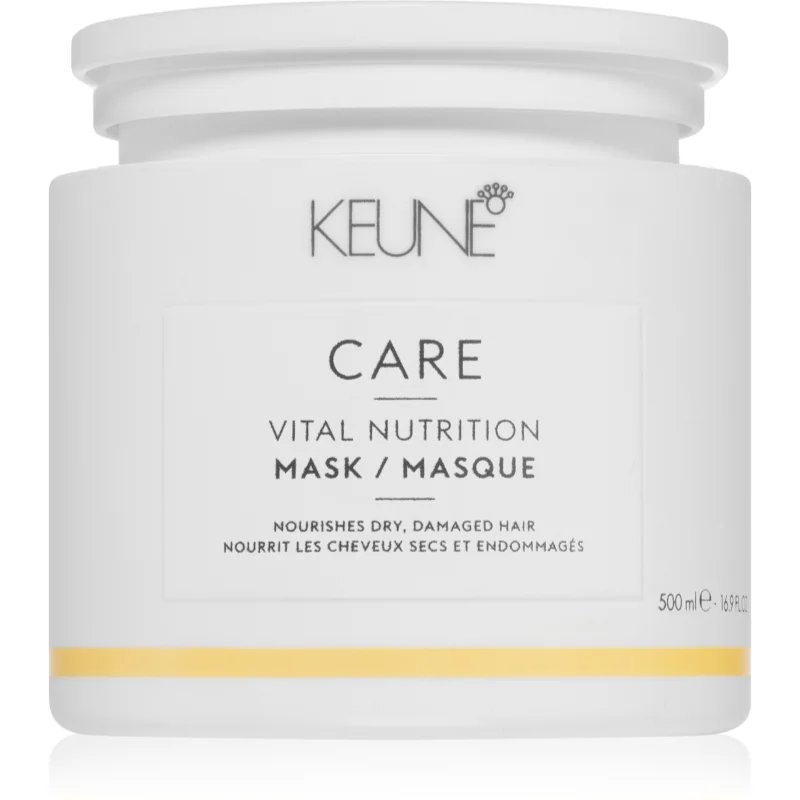 Keune Care Vital Nutrition vyživující a hydratační maska na vlasy s regeneračním účinkem 500 ml - parfo.cz