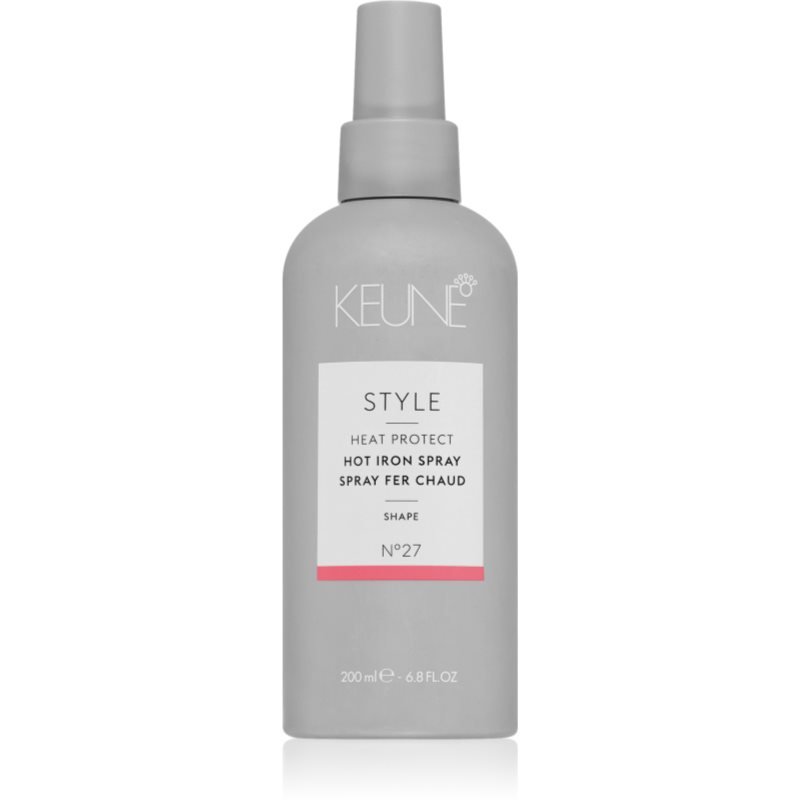 Keune Style Hot Iron Spray termoochranný sprej pro úpravu žehličkou a kulmou pro všechny typy vlasů 200 ml - parfo.cz