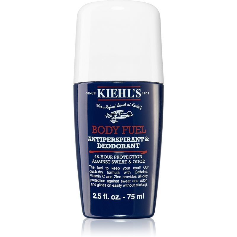 Kiehl's Men Body Fuel Antiperspirant & Deodorant deodorant roll-on pro muže 75 ml - parfo.cz
