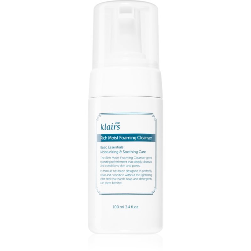 Klairs Rich Moist Foaming Cleanser čisticí pěna s hydratačním účinkem 100 ml - parfo.cz
