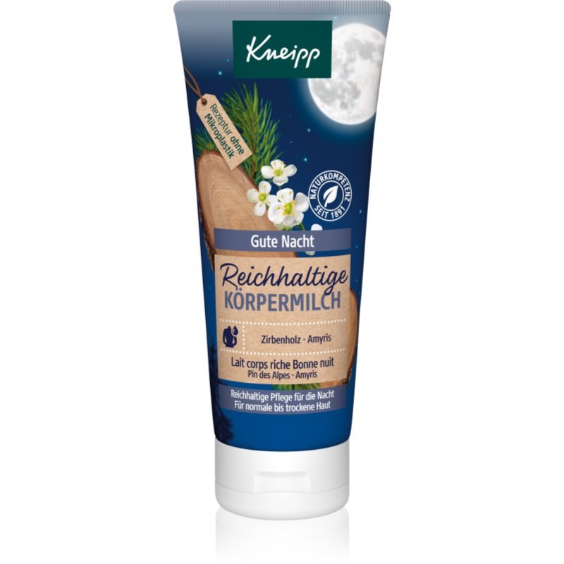 Kneipp Good Night intenzivní hydratační tělové mléko s bambuckým máslem 200 ml - parfo.cz
