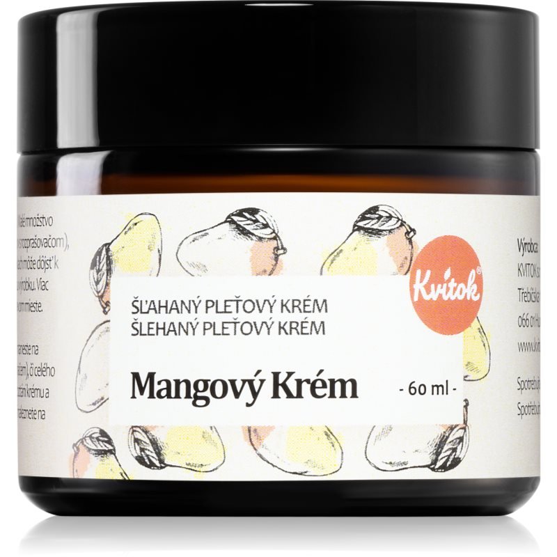 Kvitok Mangový krém jemný pleťový krém pro citlivou a suchou pleť 60 ml - parfo.cz