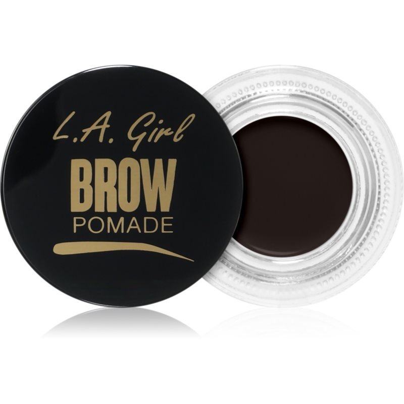 L.A. Girl Cosmetics Brow Pomade pomáda na obočí odstín Soft Black 3 g - parfo.cz