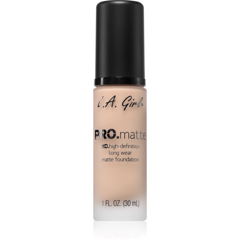 L.A. Girl Cosmetics PRO. Matte HD dlouhotrvající make-up s matným efektem odstín Natural 30 ml - parfo.cz