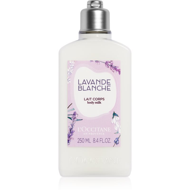 L’Occitane White Lavender zklidňující tělové mléko 250 ml - parfo.cz
