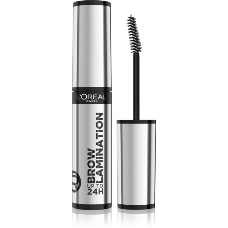 L’Oréal Paris Infaillible 24h Brow Lamination transparentní fixační gel na obočí odstín Transparent 6 ml - parfo.cz