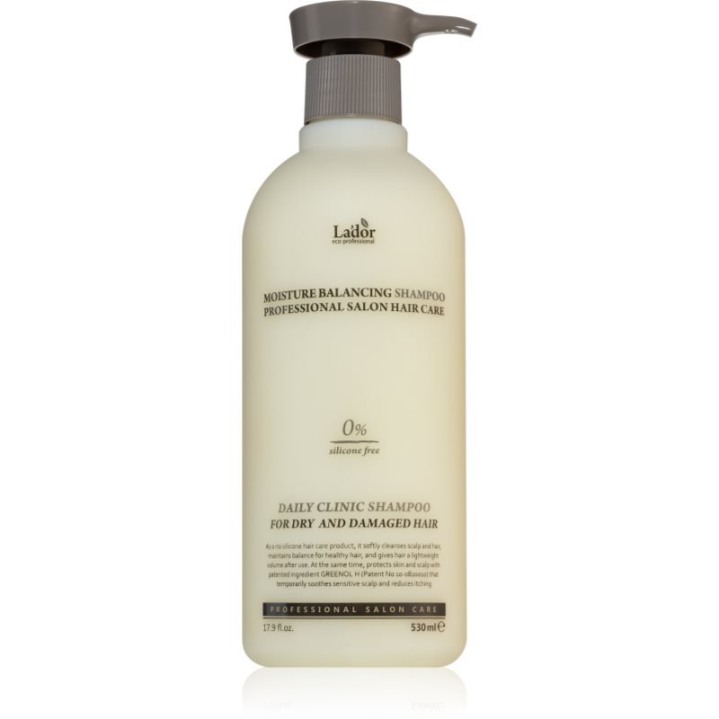 La'dor Moisture Balancing hydratační šampon pro suché a poškozené vlasy 530 ml - parfo.cz