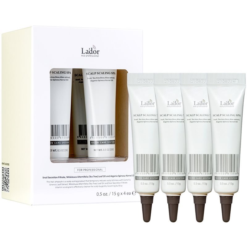 La'dor Scalp Scaling Spa hloubkově čisticí balzám pro pokožku hlavy 4x15 g - parfo.cz
