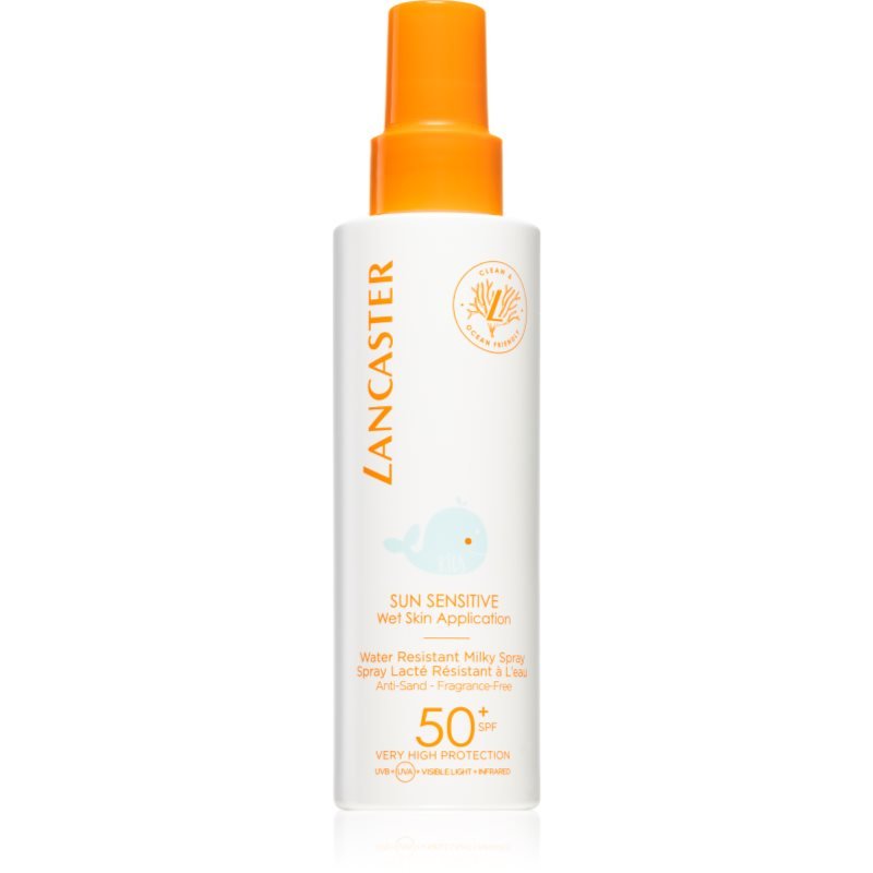 Lancaster Sun Sensitive Kids Milky Spray opalovací sprej pro děti SPF 50+ 150 ml - parfo.cz