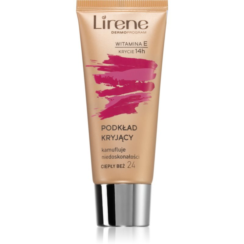 Lirene Vitamin E krycí fluidní make-up odstín 24 Beige 30 ml - parfo.cz