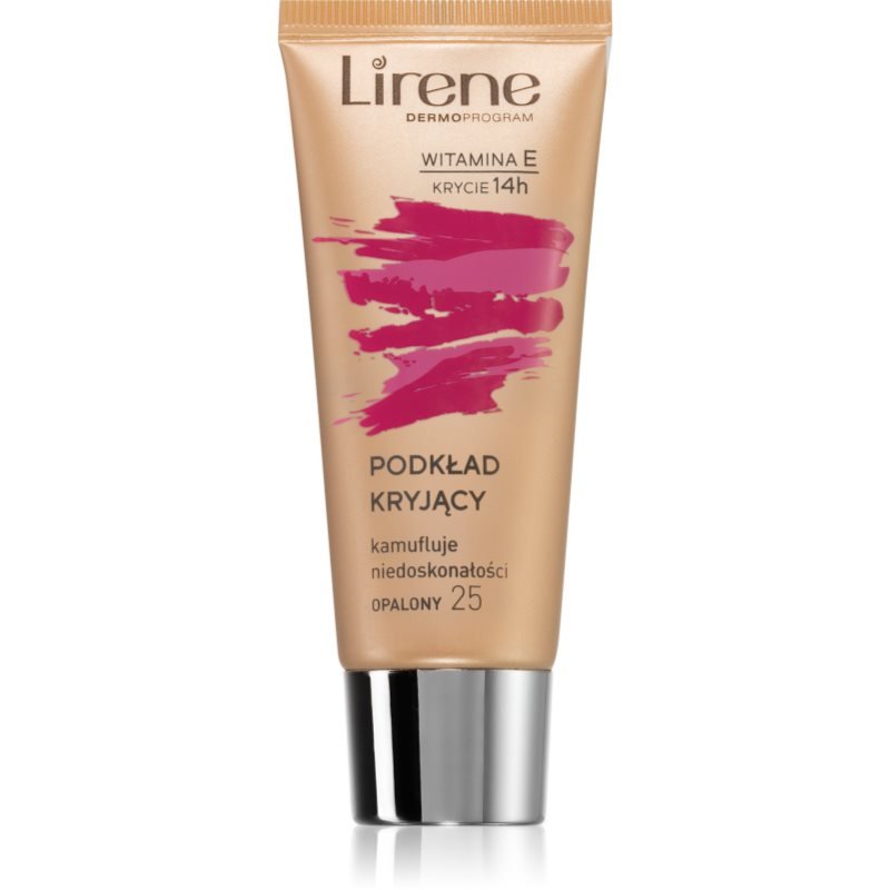 Lirene Vitamin E krycí fluidní make-up odstín 25 Tanned 30 ml - parfo.cz