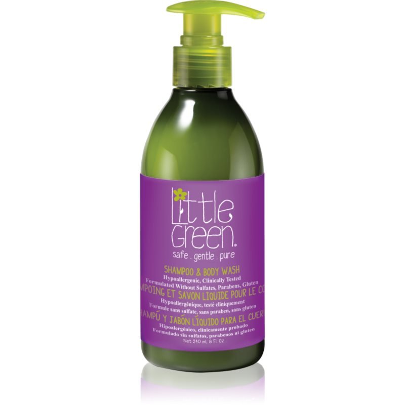 Little Green Kids šampon a sprchový gel 2 v 1 pro děti 240 ml - parfo.cz